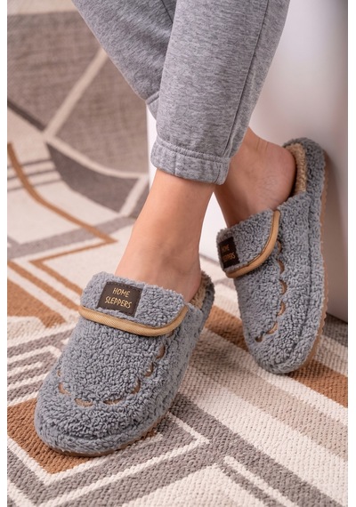 N Moda Kadın Ev Terliği Sherpa Dokulu Kışlık Sıcak Kürklü Rahat Ses Yapmaz Kaymaz Taban Gri N Moda Kadın Ev Terliği Sherpa Dokulu Kışlık Sıcak Kürklü Rahat Ses Yapmaz Kaymaz Taban Gri