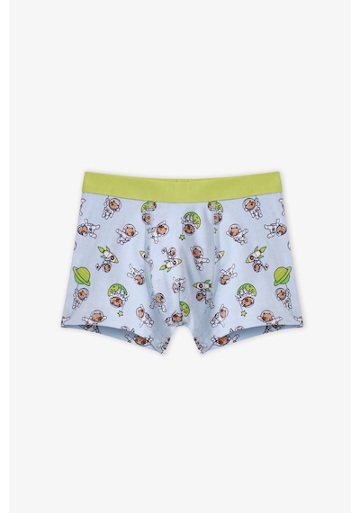 Penti Erkek Çocuk Mavi Capybaras Space Pamuklu 3lü Boxer