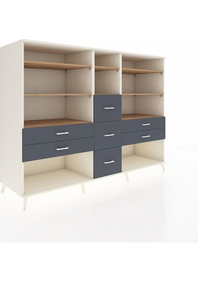 Kronos Dolap 8 Raflı 7 Çekmeceli 220x59x163 Aytaşı-çam/antrasit Aytaşı-çam/antrasit Kronos Dolap 8 Raflı 7 Çekmeceli 220x59x163 Aytaşı-çam/antrasit Aytaşı-çam/antrasit