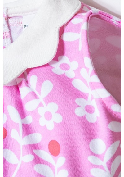 U.s. Polo Assn. Kız Bebek Pembe Elbise 5274-50124 Pembe