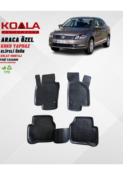 Volkswagen Passat B6 Ve B7 2005-2014 Koala Havuzlu Paspas
