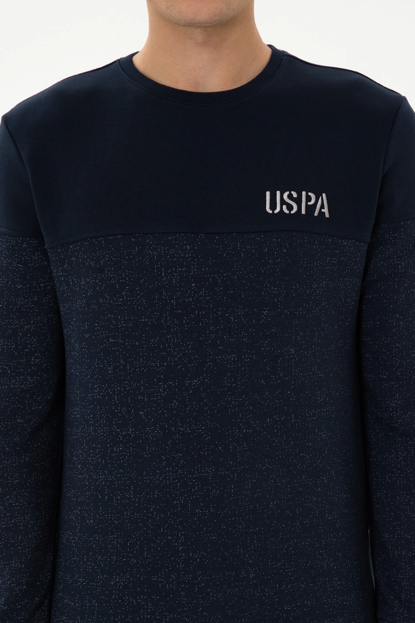 U.S. Polo Assn. Erkek Regular Fit Bisiklet Yaka Lacivert Sweatshirt 50316380-VR033