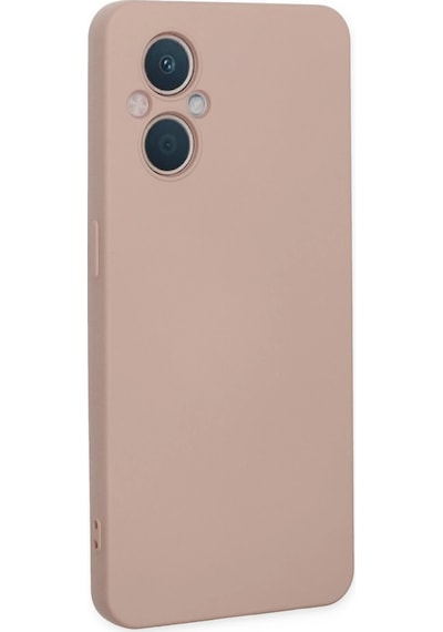 Lvsqvr Newface Oppo Reno 7 Lite Kılıf Nano İçi Kadife Silikon - Pudra