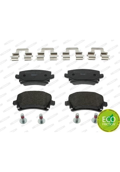 Vw Passat Cc Arka Fren Balatası 2.0 Tdi 2008-2012 Ferodo