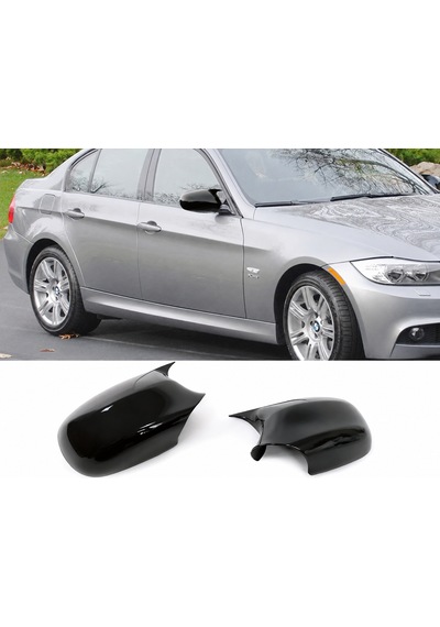 Bmw E90 Lcı 2008-2011 Yarasa Ayna Kapağı Parlak Siyah Sportif Ayna Kaplaması