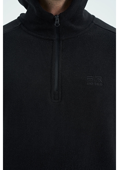 Tommy Life Hektor Siyah Kapüşonlu Polar Erkek Eşofman Takım - 85227 Siyah
