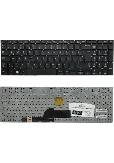 Samsung Uyumlu Np550p5c-s03tr, Np550p5c-s04tr, Np550p5c-s05tr Klavye Tr Siyah