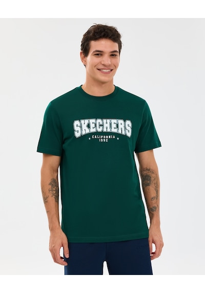 Skechers M Regular T-shirt Erkek Haki Tshirt S2610122-4222
