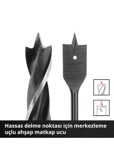 Einhell 95 Parça Darbeli Bits ve matkap ucu seti XL-Box - 49108798