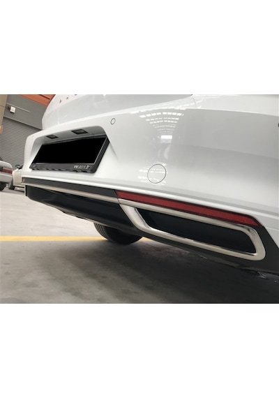 Vw Passat B8.5 Krom Difüzör 3 Parça 2019 2020 B8.5 Difüzör