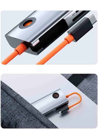 Tr32 8 In 1 Type-c To Hdm 4k30hz Rj45 Pd Usb3.0 3 Sd/tf Fonksyonel Dönüştürücü