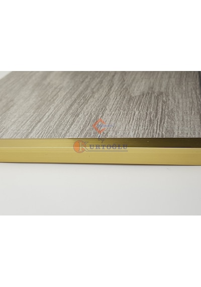 Alüminyum Parke U Profili Içi Ölçü 8Mm Parke Bitişi 328851032