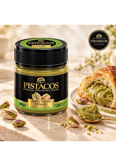 Pistacos %35 Antep Fıstığı Kreması 200gr