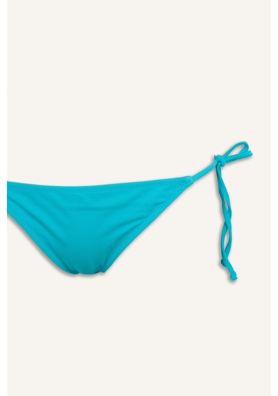 Defacto Regular Fıt Bağcıklı Bikini Altı T3670az26smtr407 Turkuaz-tr407