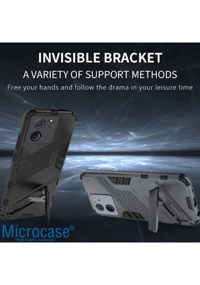 Xiaomi 13t/13t Pro/k60 Ultra Matrix Armor Stand Kılıf-al3416