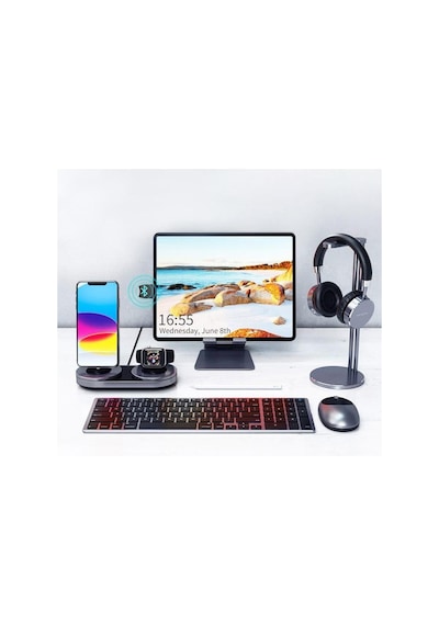 Plentiful Bluetooth V5.3 Usb Mini Bluetooth Adaptör Dongle 20mt Kablosuz Adaptör Çoklu Cihaz Desteği