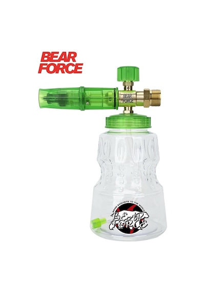 Robeve Bear Force Foam Lance Köpük Yapıcı Aparat 1l Köpük Aparatı Basınçlı Yıkama Makineleri Için Köpük Aparatı Çift Nozzle İle Birlikte Foam Canon M22 Dişli Bağlantılı