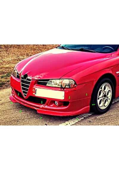 Alfa Romeo 156 Makyajlı Kasa Ön Tampon Eki Fiberglass Boyasız