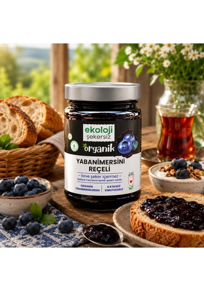 Organik Yaban Mersini Reçeli 380 Gr.