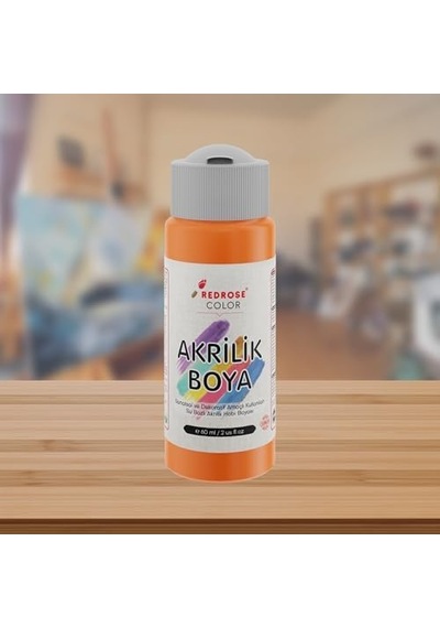 Turuncu Akrilik Boya 60ml Diğer