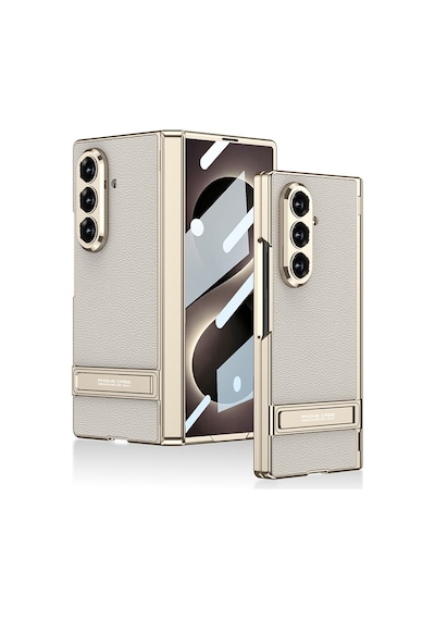Teleplus Samsung Galaxy Uyumlu Z Fold 8 Ultra Kılıf Kıpta Kpt-08 Standlı Kapak