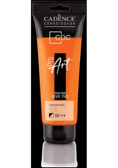 Cadence Proart Heavy Body Akrilik Boya Pr-007 Kadmiyum Turuncu 120 ML