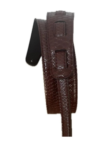 Rubber Strato Comfort Destekli Suni Deri Gitar Askısı