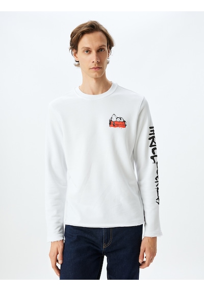 Koton Bisiklet Yaka Uzun Kollu Pamuk Karışımlı Lisanslı Snoopy Sweatshirt Beyaz 5wam70205mk Beyaz Koton Bisiklet Yaka Uzun Kollu Pamuk Karışımlı Lisanslı Snoopy Sweatshirt Beyaz 5wam70205mk Beyaz
