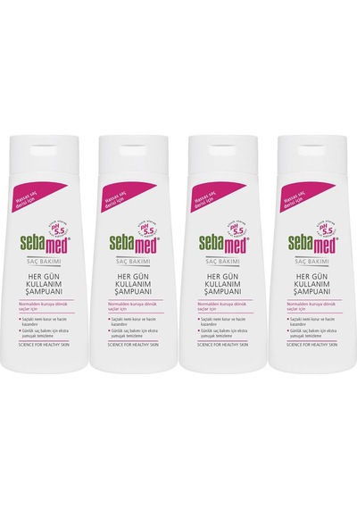 Sebamed Şampuan 400ml Hergün Kullanım 4 Lü Set
