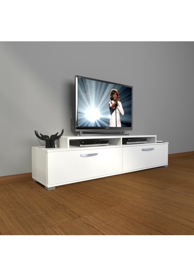 Decoraktiv Ekoflex 4 Slm Tv Ünitesi Tv Sehpası Beyaz