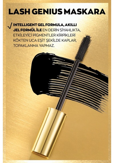 Avon Lash Genius 5 Kirpik Etkisi Maskara Modern Navy