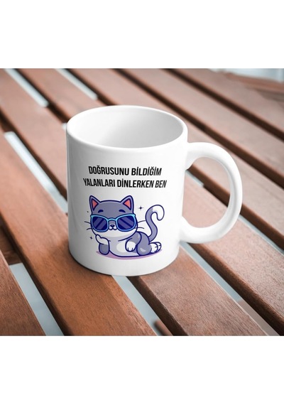 Doğrusunu Bildiğim Yalanlar Komik Baskılı Kupa Bardak Hediyelik Çay Kahve Kupası Coffee Mug Beyaz - Çok Renkli Doğrusunu Bildiğim Yalanlar Komik Baskılı Kupa Bardak Hediyelik Çay Kahve Kupası Coffee Mug Beyaz - Çok Renkli