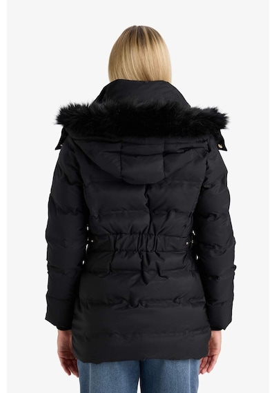 Defacto Su Geçirmez Regular Fit Kapüşonlu Parka F7424ax26spbk27 Siyah-bk27