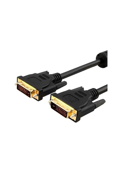 3M Metre Dvi Dvi Kablo - 24+1 Dvi To Dvi Kablo Altın Uç