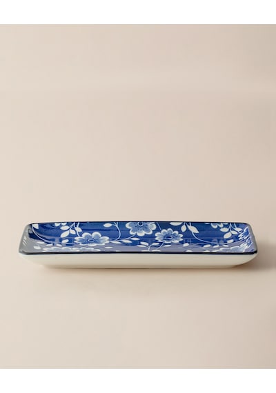 Madame Coco Reve Bleu Vista Dikdörtgen Tabak - 22 Cm - Mavi/beyaz 8684427225868 Çok Renkli