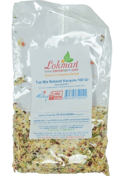 Lokman Avm Tuz Mix Baharat Karışımı 100 G