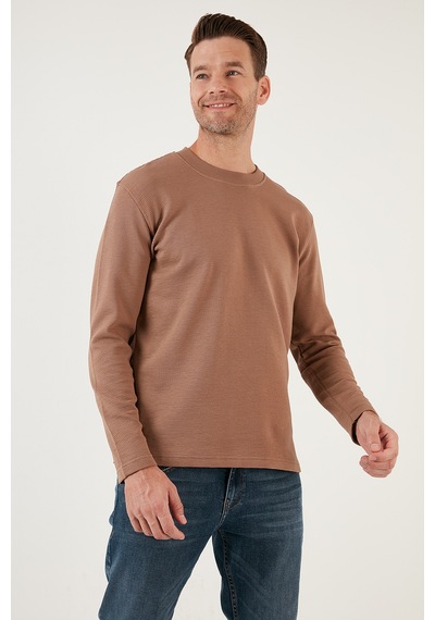 Buratti 5905406 Erkek Sweatshirt Kahverengi