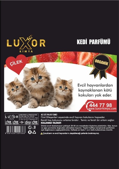 Luxor Kimya Kedi Parfümü Çilek 200 ml