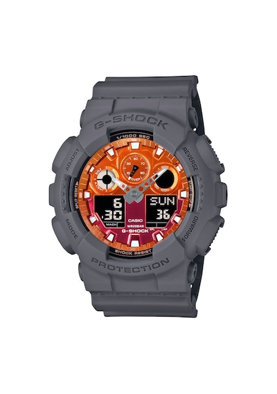 Casio G-shock Ga-100fl-8adr Erkek Kol Saati Gri