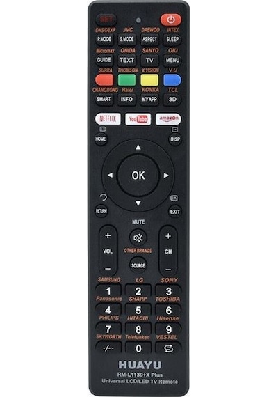 Ayt Huayu Kl Rm-l1130 X Plus Siyah Universal Tv Kumandası