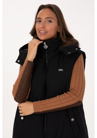 U.s. Polo Assn. Kadın Siyah Yelek Dokuma 50308613-vr046 Siyah