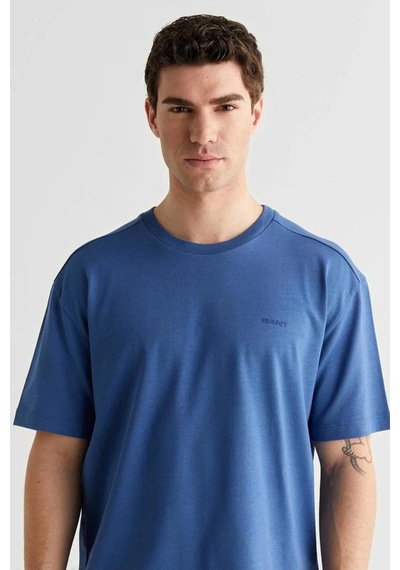Gant Erkek Mavi Baskılı Kısa Kollu T-shirt-14852