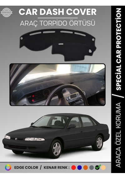 Mazda 626 Cronos 1991-1996 Torpido Örtüsü Panel Halısı Torpido Koruma Özel Kesim Kaymaz Uv Koruma - 896 Stiloto