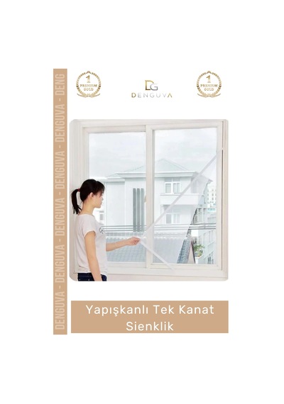 Yapışkanlısineklik Pratik Pencere Tülü Haşere Kovucu Dayanıklı İnce Gözenekli Yapışkanlı Tek Kanat