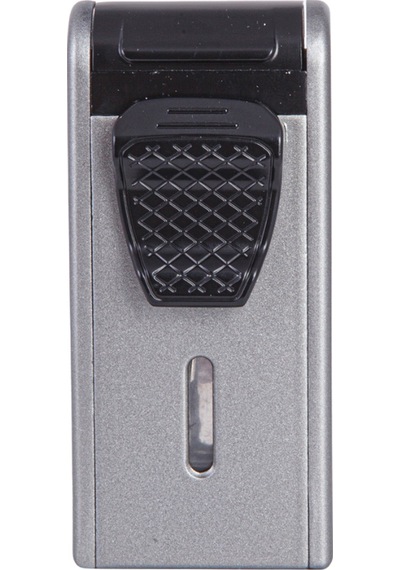 Çift Torch Pürmüz Gunmetal Metal Puro Çakmağı - Tr7925