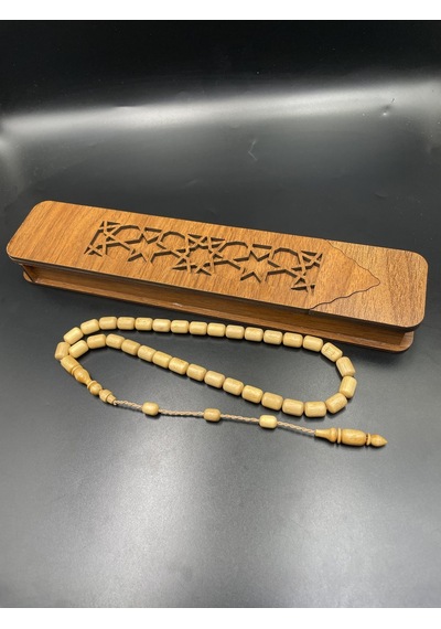El Yapımı Dut Tespih 11x7 Mm