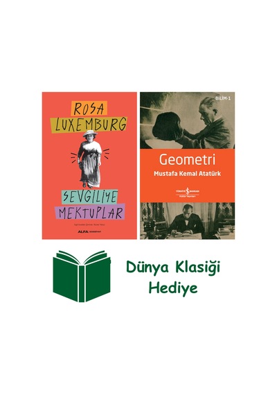 Sevgiliye Mektuplar + Geometri + Dünya Klasiği Hediye