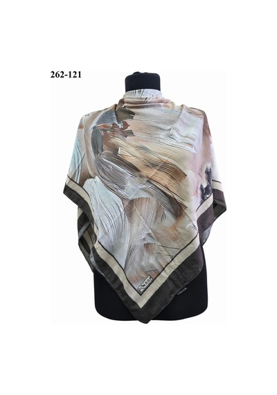 Moonscarfs Moonscarf Desenli Bambu Pamuk Eşarp 262-121 Çok Renkli