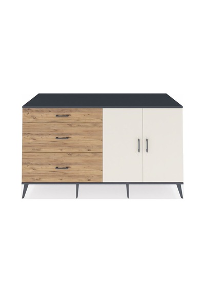 Kronos Konsol 2 Raflı 3 Çekmeceli 2 Kapaklı 176x59x99 Antrasit-aytaşı/çam Aytası/atlas Çam - Antrasıt Kronos Konsol 2 Raflı 3 Çekmeceli 2 Kapaklı 176x59x99 Antrasit-aytaşı/çam Aytası/atlas Çam - Antrasıt