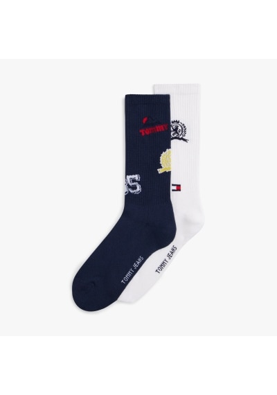 Tommy Hilfiger Th Unı Tj Sock 2p Patch Uniseks Mavi Çorap - S701236470